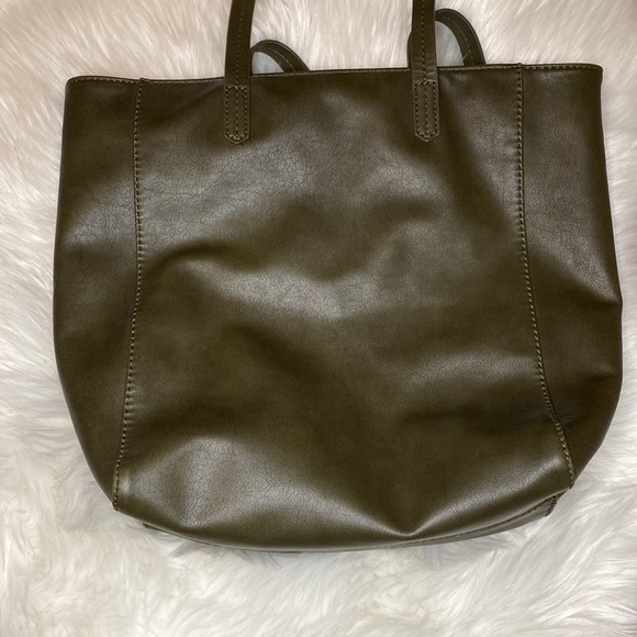 Olive Green Tote - Picture 3 of 4